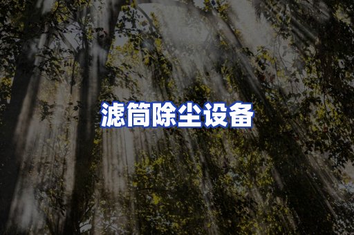 滤筒除尘设备